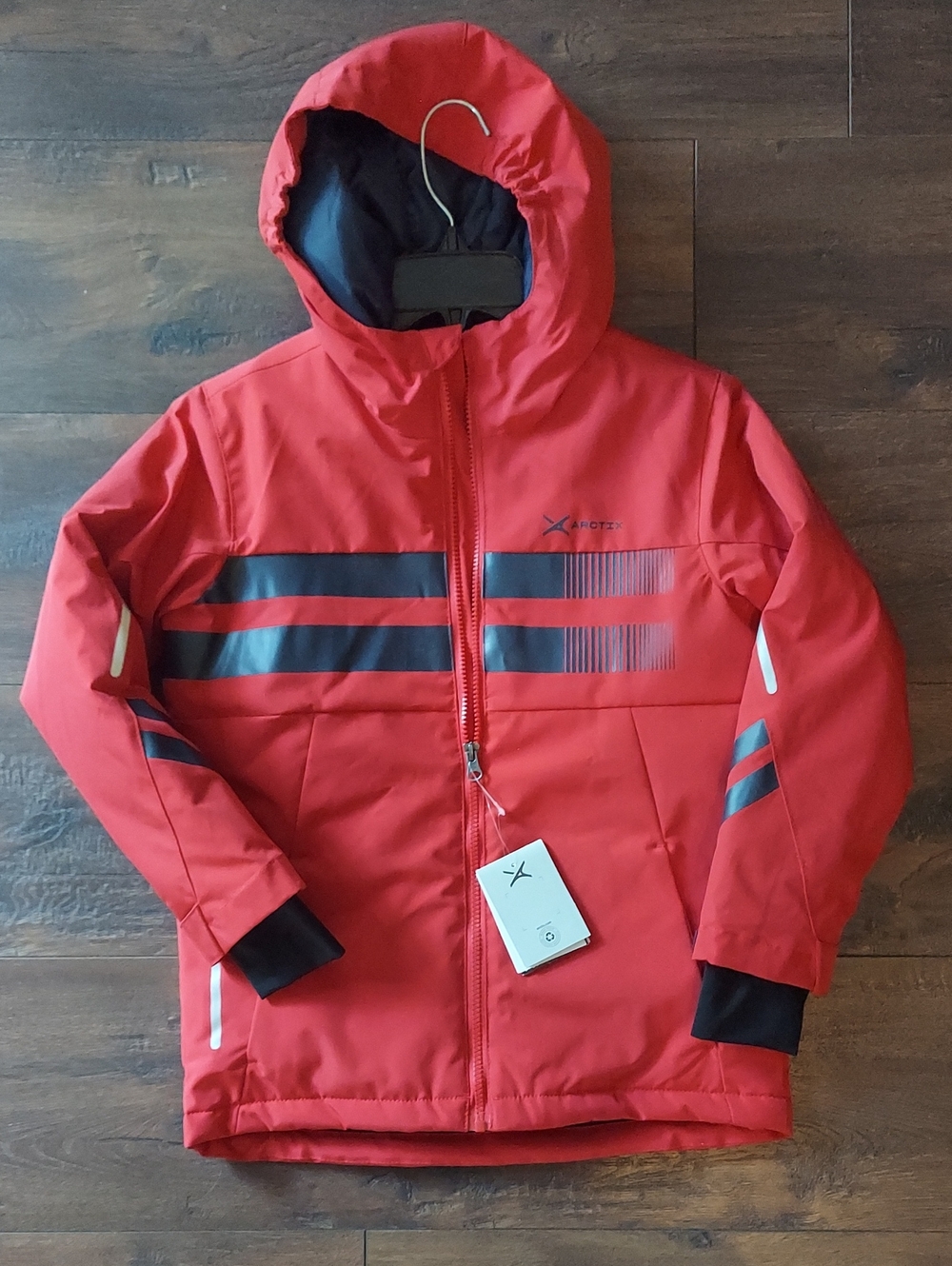 Arctix Red Men's Ski Jacket with Reflective Stripe Accents Size 8